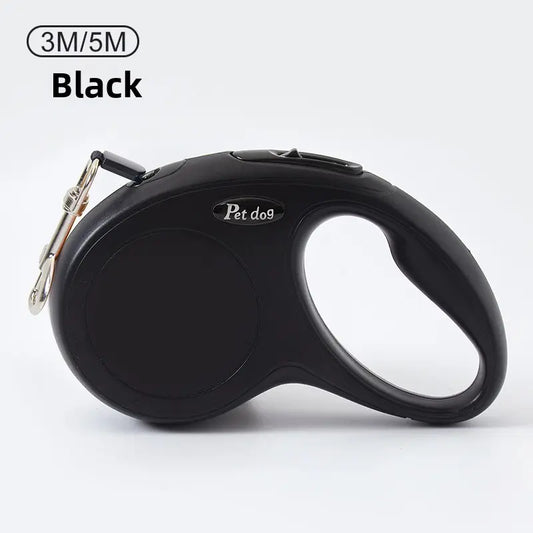 Dog Collar Goals Retractable Dog Leash, 3M/5M Pet Walking Lead with One-Hand Lock and Release, Lightweight Leash for Small and Medium Dogs, Multiple Colors Safety Leash Detachable Safety Leash Dog Accessories